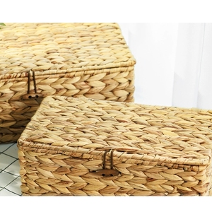 ชุดถังหวายทรงสี่เหลี่ยมพร้อมฝาปิด2ชิ้น - Product Image 2