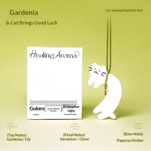 ที่ห้อยปรับอากาศรูปแมวน่ารัก กลิ่นหอมติดทนนาน ใช้ได้ทั้งในรถ บ้าน ตู้เสื้อผ้า ดีไซน์ทันสมัย - Product Image 5