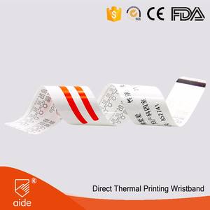 Bracelet en papier thermique direct d'hôpital personnalisé Bracelet d'identification de patient Bracelet thermique médical Bracelets d'identification imprimables avec code-barres - Product Image 4