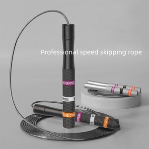 <span class=keywords><strong>Cuerda</strong></span> <span class=keywords><strong>de</strong></span> salto <span class=keywords><strong>de</strong></span> velocidad, rodamiento <span class=keywords><strong>de</strong></span> bolas giratorio <span class=keywords><strong>de</strong></span> 360 °, mango antisalto <span class=keywords><strong>de</strong></span> aluminio para entrenamiento físico, ejercicios deportivos <span class=keywords><strong>de</strong></span> boxeo - Product Image 4