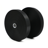 Bande auto-agrippante personnalisable, écologique, résistante à la chaleur, 25 mm, noire, 38 mm, avec matériau en nylon, pour usage bébé