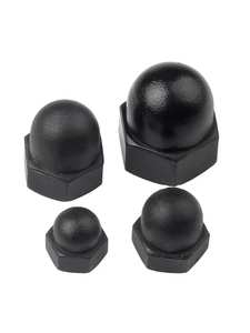 Bevestigingsmiddelen Moeren Nieuwe Nylon Acorn <span class=keywords><strong>Dome</strong></span> Moeren Groothandel Witte/Zwarte Kunststof Zeskantbout Beschermkap Halfronde Moeren - Product Image 4