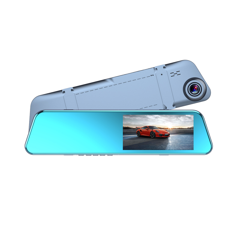 Сенсорный экран с ЖК-дисплеем беспроводная камера Dashcam Автомобильный видеорегистратор для приборной панели камеры переднего и заднего вида с Wi-Fi, автомобильные аксессуары камеры De Voiture