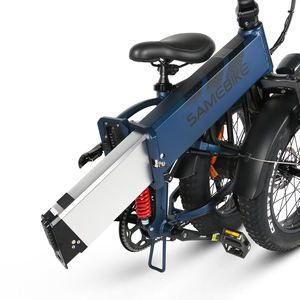 Nouveau stock de l'entrepôt britannique SAMEBIKE RS-A02Pro Vélo électrique pliable à pneus larges avec frein à disque, cadre pliable, batterie grande capacité 48V 15Ah, 20 pouces - Product Image 6