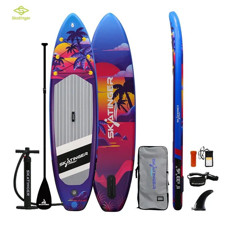 Skatinger personalizzare il Logo del marchio Design gratuito BSCI Paddle Board gonfiabile sup