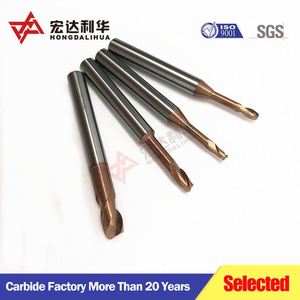 Fraiseuse CNC en acier tungstène solide résistant à l'usure avec revêtement TiAln jaune - Product Image 4