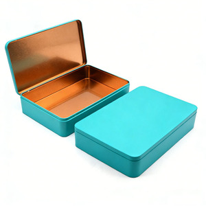 Boîte en fer blanc rectangulaire recyclable pour gâteaux et aliments, personnalisable - Product Image 4