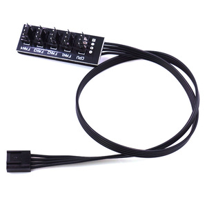 Ordinateur PC de bureau CPU châssis <span class=keywords><strong>ventilateur</strong></span> 4PIN <span class=keywords><strong>PWM</strong></span> <span class=keywords><strong>HUB</strong></span> 1:5 3PIN 4PIN connecteur de <span class=keywords><strong>ventilateur</strong></span> étendu 5 bits Interface ventilateurs connecteur - Product Image 3