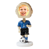 Figurines de football personnalisées avec photo pour souvenirs