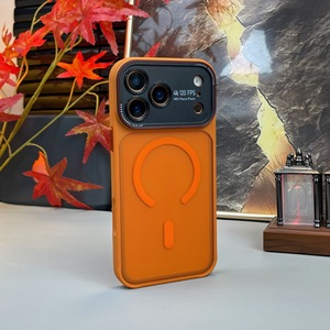 เคสโทรศัพท์มือถือระบบแม่เหล็กสีด้านของแท้สำหรับ iPhone 17 Air 16 15 14 PRO MAX Ai มีปุ่มแปลงกรอบกันกระแทก - Product Image 5