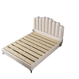 <span class=keywords><strong>Cama</strong></span> <span class=keywords><strong>de</strong></span> princesa blanca estilo Crema para niños, <span class=keywords><strong>cama</strong></span> <span class=keywords><strong>de</strong></span> princesa para niñas, <span class=keywords><strong>cama</strong></span> individual <span class=keywords><strong>de</strong></span> 1,5 metros, bolsa suave <span class=keywords><strong>de</strong></span> cuero, <span class=keywords><strong>respaldo</strong></span>, diseño moderno Simple para - Product Image 5