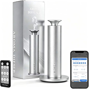 Diffuseur d'arômes de luxe minimaliste avec lumière ambiante intégrée, télécommande intelligente pour hôtel, bureau, cadeau, ODM ou OEM - Product Image 4