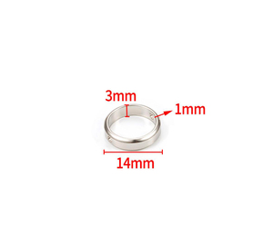 Anello Connettore a Doppio Foro in Acciaio Inossidabile <span class=keywords><strong>per</strong></span> Creazione di Bracciali e Collane - Product Image 6