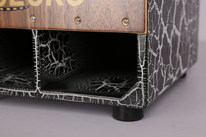 Tắc Kè cd01as Cajon hộp trống 2 lỗ âm thanh woofer Beat hộp gỗ óc chó Super Bass Jumbo Cajon hộp trống với điều chỉnh bẫy - Product Image 4