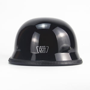 Casco da Moto Vintage da Uomo Stile Classico Retrò Tedesco WW2 di Grande Successo, Omologato DOT, Mezzo Casco Cool per Bici Elettrica - Product Image 4