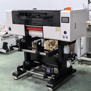 Impressora plana de 30 cm rolo a rolo para impressão UV DTF adesivo máquina a3 impressora plana
