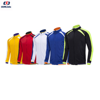 Kustom produk baru jaket pakaian Jogging Logo kustom pakaian olahraga baju latihan kebugaran Gym baju olahraga Set pria jaket ritsleting