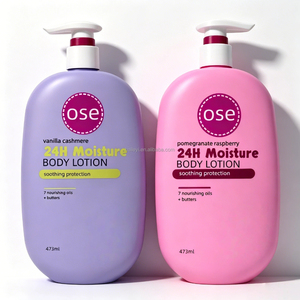 <span class=keywords><strong>Lotion</strong></span> corporelle naturelle au beurre <span class=keywords><strong>de</strong></span> karité Grenade, Framboise & Vanille Cashmere, hydratation 24h, soin léger et non gras, 16 fl oz - Product Image 1