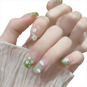 Pointes d'ongles carrées plates sans courbe en C, tailles 3XL XXL XL, 500 pièces en sachet, 420 pièces en boîte, transparentes, avec étiquette personnalisée - Product Image 2