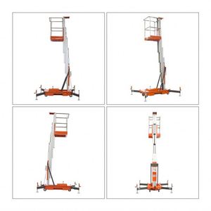Elevador de aleación de aluminio de un solo mástil KCCL, plataforma de 4m, altura de trabajo de 6m, mesa elevadora de patio a la venta - Product Image 6
