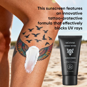 Crema Solare per Tatuaggi SPF30+ per il Corpo OEM Etichetta Privata 50g MOOYAM con Prevenzione Scottature e Protezione Rigenerante per la Pelle - Product Image 2