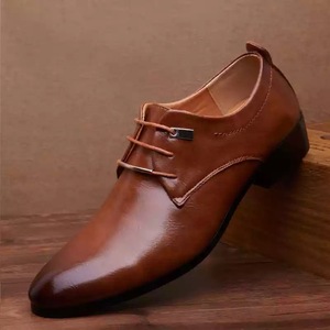 Chaussures en cuir pour hommes, chaussures habillées pour hommes, chaussures décontractées pour hommes, chaussures pour garçons, chaussures absorbant les chocs, résistantes à l'usure, antidérapantes et respirantes - Product Image 2