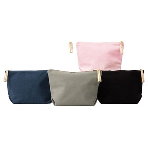 Bolsa de Maquillaje de Lona Personalizable con Impresión por Sublimación, Bolsa Cosmética de Lona Lisa con Cierre de Borla Dorada para Regalo - Product Image 3