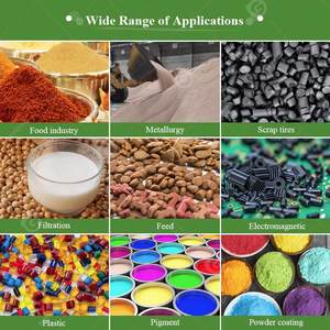 Tamiz de clasificación de granos Tamis Vibrant La Farines Industriel De Farine Tambor giratorio Tamiz de gusano Máquina redonda - Product Image 6