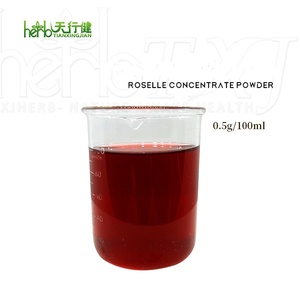 Yüksek kaliteli suda çözünür Roselle tozu Hibiscus konsantre toz/Roselle özü tozu/Roselle konsantre toz - Product Image 2