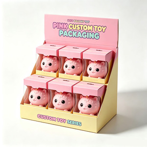 Présentoir de Comptoir en Carton PDQ pour Marionnettes à Doigts Animaux – Boîtes de Présentation Promotionnelles pour Jouets Éducatifs pour Enfants - Product Image 1