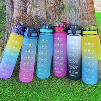 Bouteille d'eau Kecolove 2025 de 32 oz, anti-fuite, avec couvercle à clapet, pour étudiants, dégradé de couleurs, qualité alimentaire, pour activités sportives et voyages en extérieur, vente en gros