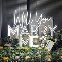 Panneau « Veux-tu m'épouser » pour décoration murale, lettres lumineuses LED néon pour décoration artistique, enseignes néon pour toutes les propositions de mariage et fêtes