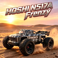 Voiture RC HOSHI N517A 1/12 2.4GHZ 4WD 70KM/H avec éclairage LED et moteur brushless, voiture de course RC pour enfants, cadeau d'anniversaire