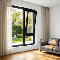 Fenêtre à baldaquin en aluminium à rupture de pont thermique, norme AS2047, double vitrage, étanche, pour villa australienne, résidentielle, sur mesure, OEM