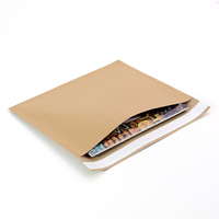 Bolsa de Correo de Papel Kraft Plana Autosellable de Alta Resistencia, con Sello Adhesivo a Prueba de Desgarros, para Almacén u Oficina