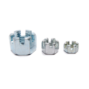 Écrous fendus GB58 M6-42 – Fabricant de quincaillerie – Écrous fendus à tête hexagonale <span class=keywords><strong>ronde</strong></span> – Écrous fendus à couronne hexagonale – Écrous fendus hexagonaux - Product Image 2