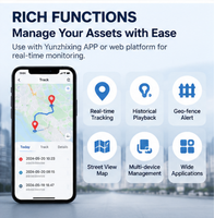 TCH T6S Étiquette de suivi intelligente ultra-mince sans carte SIM, localisateur mondial pour la logistique des véhicules, des bagages et des actifs, suivi anti-perte