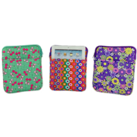 Housse de livre en néoprène personnalisée avec fermeture éclair, 3 tailles, jolies housses pour Kindle, pochette de sublimation, sacs et housses pour ordinateur portable