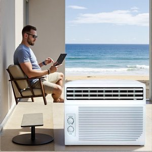 Climatiseur de fenêtre OLYAIR européen 24000 BTU, classe d'efficacité énergétique élevée, réfrigérant R-32, garantie 5 ans, usage domestique - Product Image 2