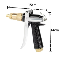 Pistol Semprot Tekanan Tinggi, Kepala Semprot yang Dapat Disesuaikan, Digunakan untuk Penyemprotan Pestisida Tanaman, Irigasi Kebun, dan Pencucian Noda
