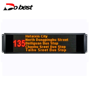 12V 24V xe buýt dẫn lộ trình màn hình hiển thị bảng hiệu đích - Product Image 4