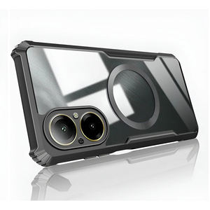 Custodia Anti-Ingiallimento in TPU e PC con Airbag Trasparente e Sottile <span class=keywords><strong>per</strong></span> <span class=keywords><strong>Realme</strong></span> C75 5G, Compatibile con C73 C71 C67 C65 C63 C61 C55 C53 C51 C35 C31 - Product Image 1