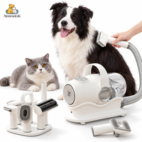 Aspirateur pour toilettage des animaux 10 en 1, kit de tondeuse pour chiens et chats avec corps en ABS, tuyau en PVC et faible bruit pour une utilisation quotidienne à la maison