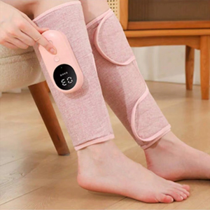 Masseur de jambes LM LM25119 rechargeable à compression d'air pour mollets, cuisses et genoux, avec trois modes de massage 360° complet - Product Image 1