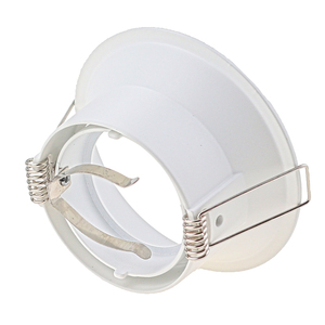 Carcasa Blanca para Downlight LED Empotrable, <span class=keywords><strong>Foco</strong></span> Antideslumbrante, Soporte Redondo para Lámpara de <span class=keywords><strong>Techo</strong></span> Empotrada GU10 MR16 Halógena - Product Image 3