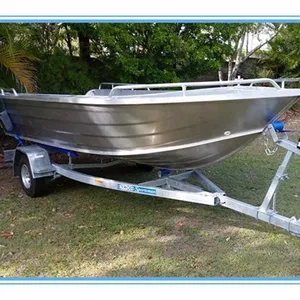 Allheart CE Sport-bote de remos abierto para pesca, aluminio, 15 pies/4,5 m