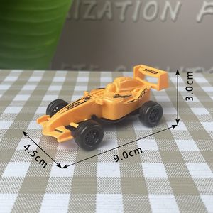 Cadeaux promotionnels, petites voitures en plastique pour enfants, formule drift, <span class=keywords><strong>dessin</strong></span> <span class=keywords><strong>animé</strong></span>, 4 couleurs, mini voiture de course à tirer en arrière - Product Image 6
