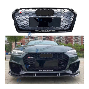 กระจังหน้ารังผึ้งสีดำ ABS สำหรับรถ <span class=keywords><strong>Audi</strong></span> A5 S5 <span class=keywords><strong>RS5</strong></span>ตะแกรง <span class=keywords><strong>B9</strong></span> 2017-2019 - Product Image 6