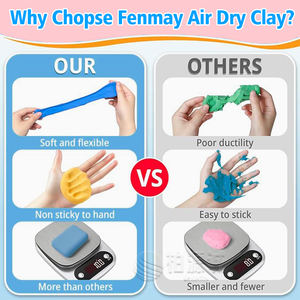 12 colores súper ligero PVA plastilina DIY arcilla polimérica accesorio Mini imaginación educativa plastilina delgada bolsa de plastilina de aire - Product Image 2