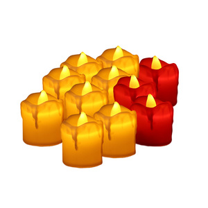 Newish Smart Custom Weihnachts dekoration führte Tee licht Kerzen mit Batterien und Fernbedienung - Product Image 1